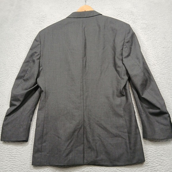 Jos A Bank Classic Collection Men's 44R Gray Wool Suit 2-Button 38x30 Pants - Picture 3 of 15